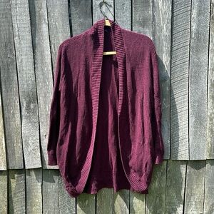 American Eagle Purple Knitter Cardigan size Medium